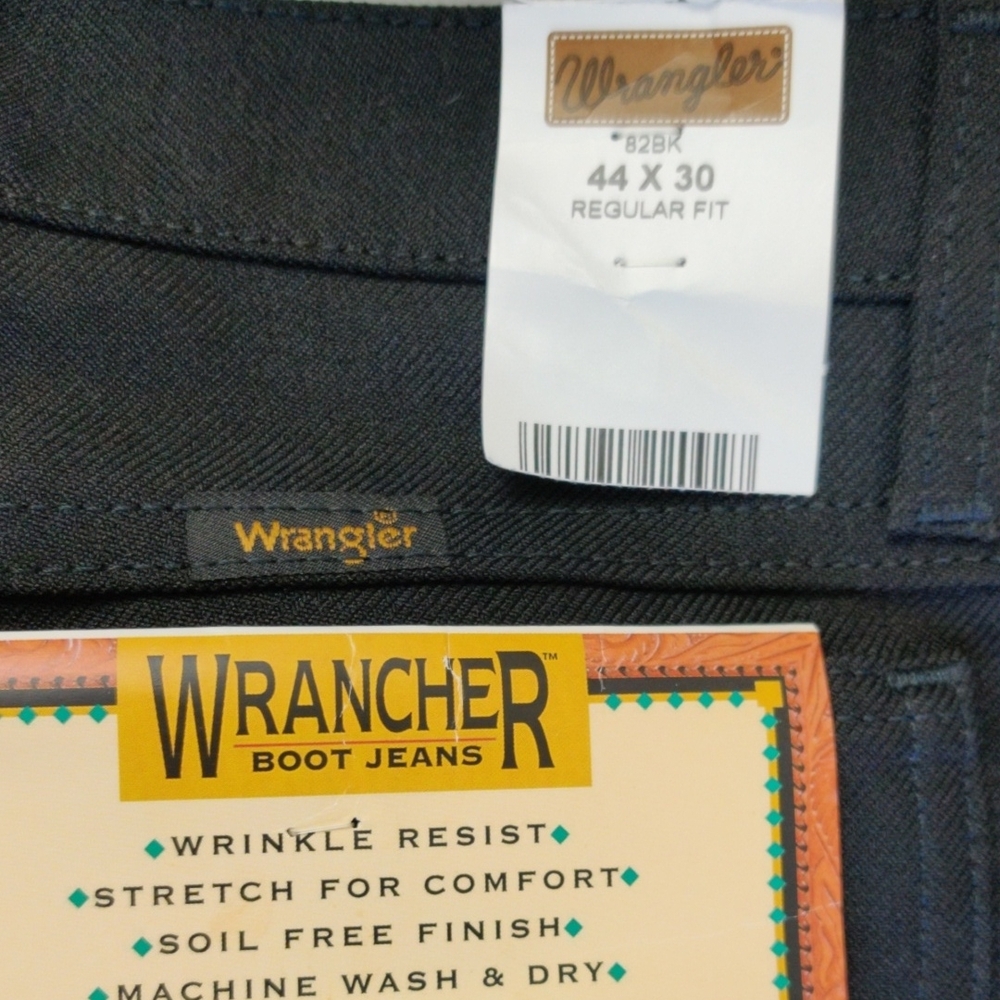Wrangler Wrancher Classic Black Trousers (Bin A) - Picture 7 of 9